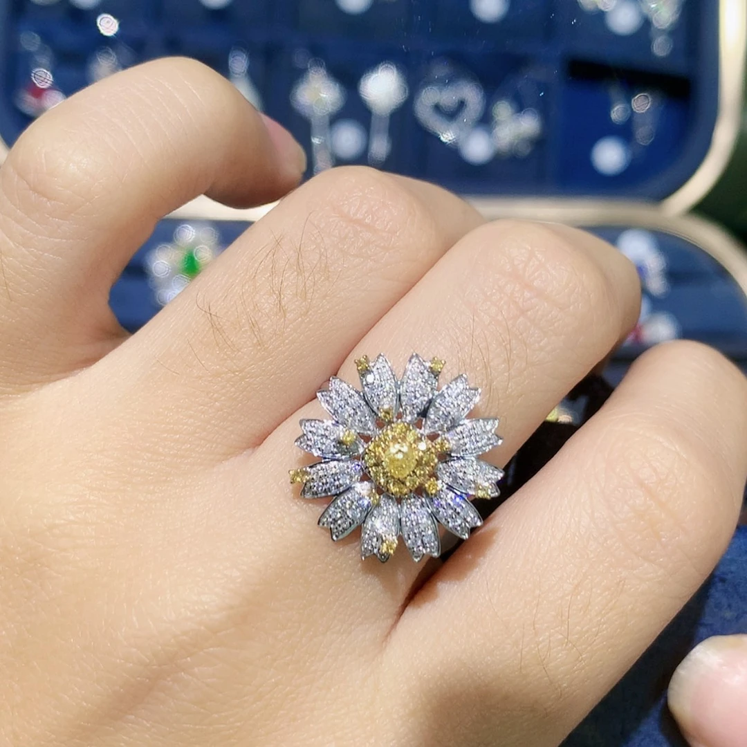 【闪购商品】18K金镶嵌戒托钻石