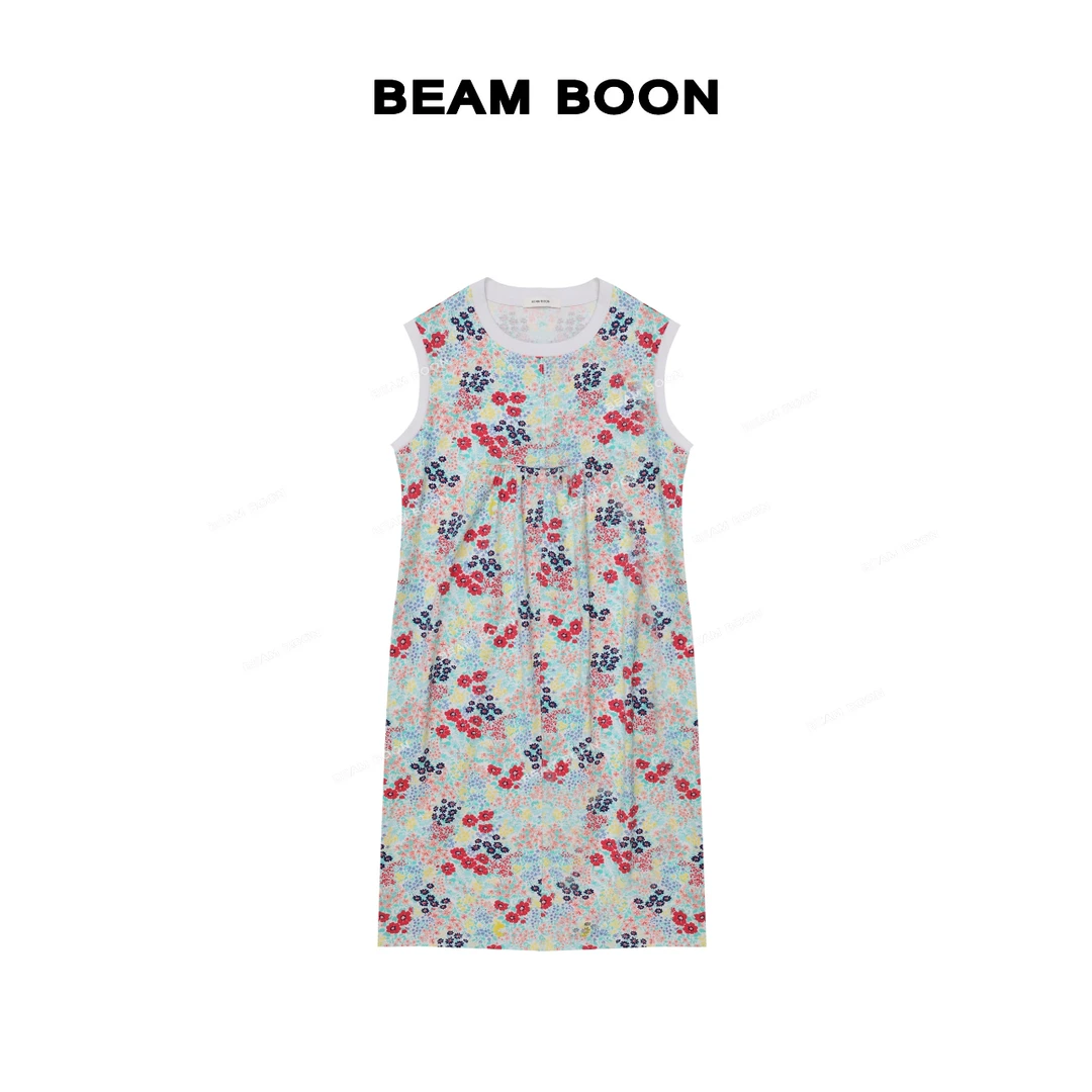 Beam Boon【花团锦簇】田园碎花亲肤舒适全棉家居睡衣日常连衣裙