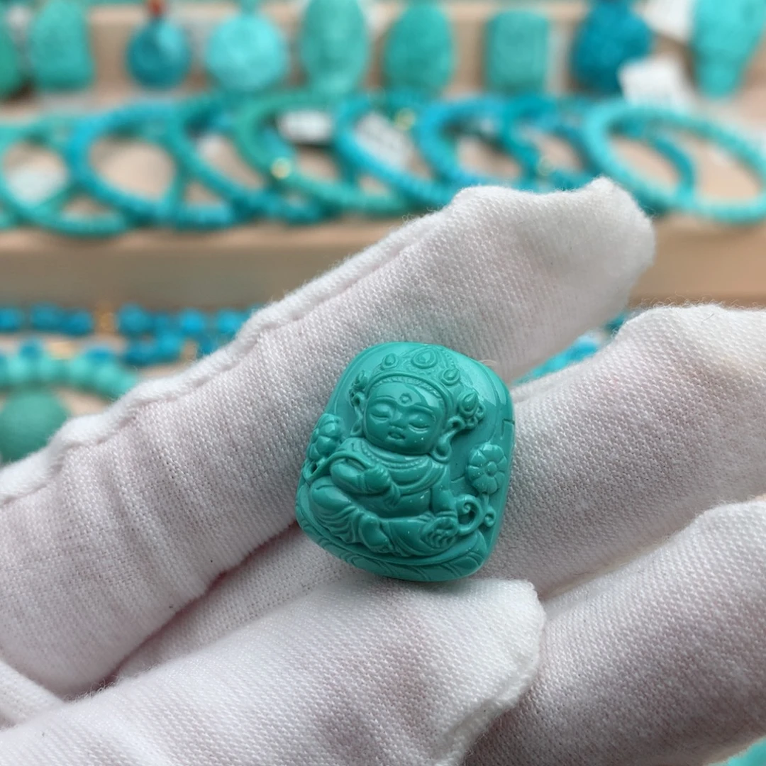 绿松石未镶嵌珠宝奇石17mm