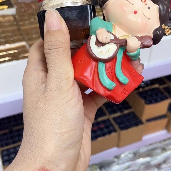 瓷片小棕瓶眼双陶瓷娃娃