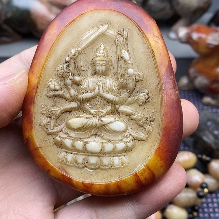 未镶嵌蛇纹石玉颈饰