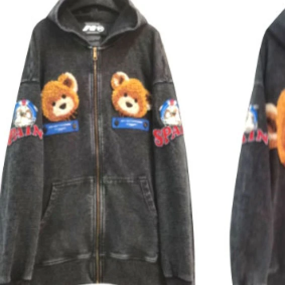 开衫连帽小熊卫衣JT091070036