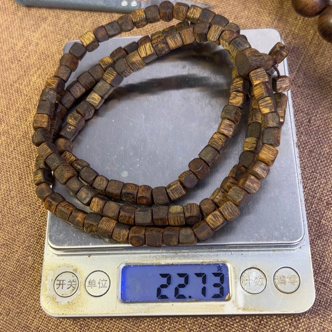 沉香手串陆河手串22+