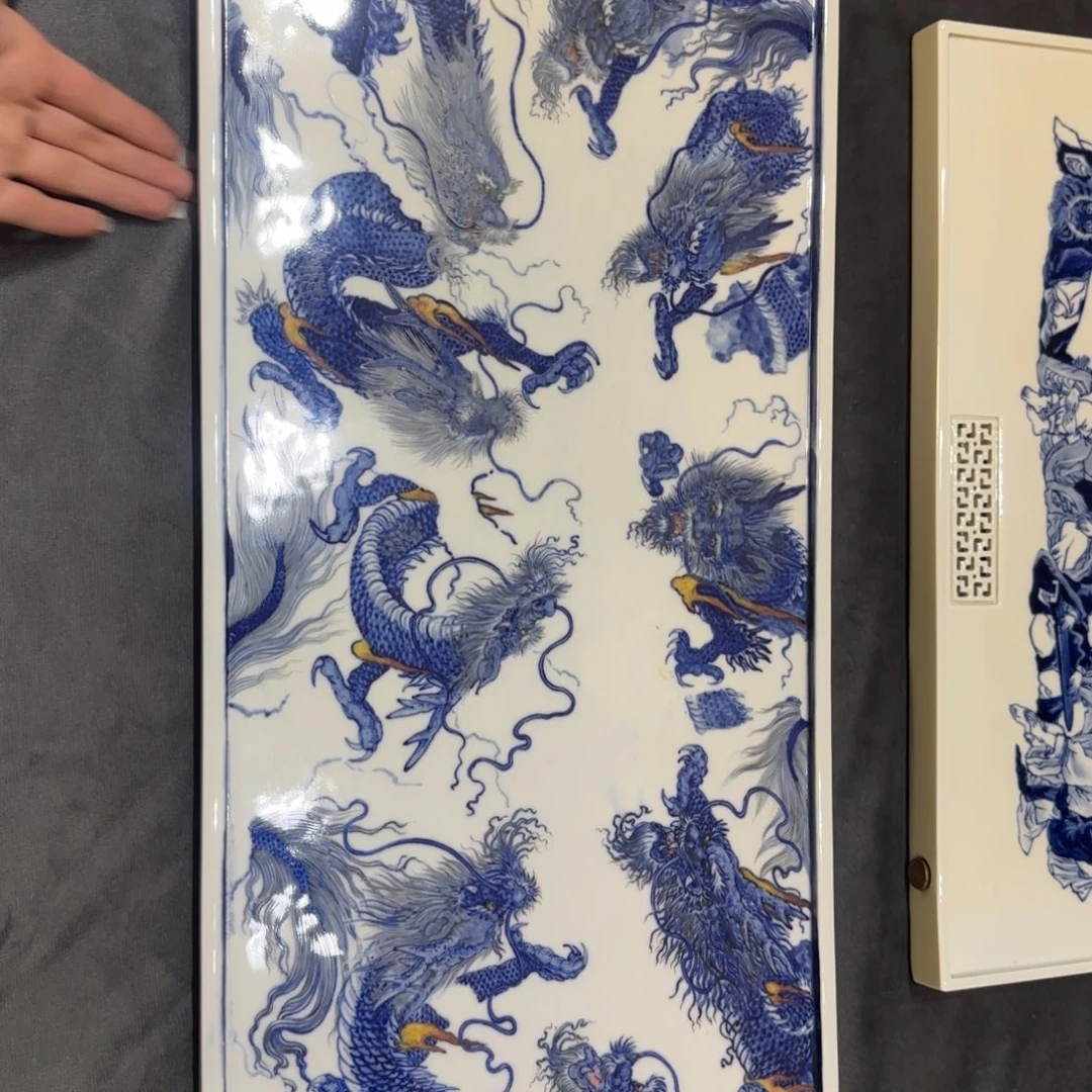 名窑口 九龙茶盘干泡台