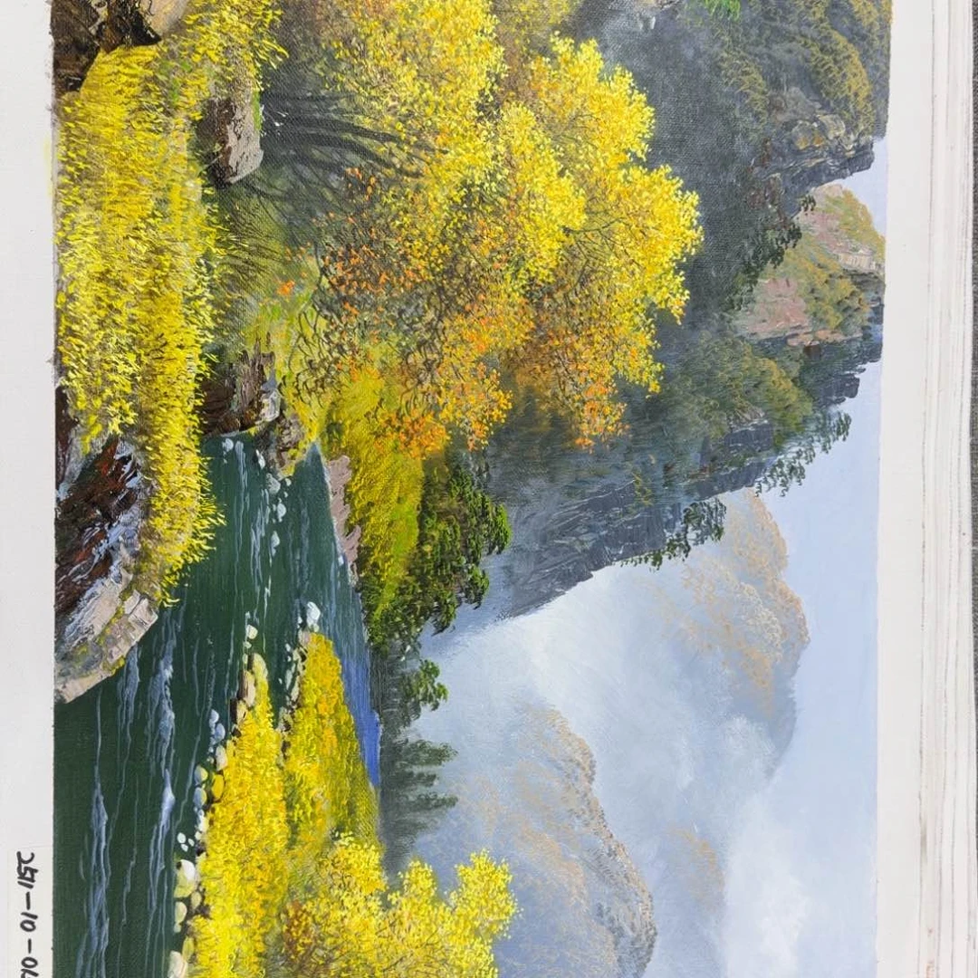 油画我也想你啊我也好爱