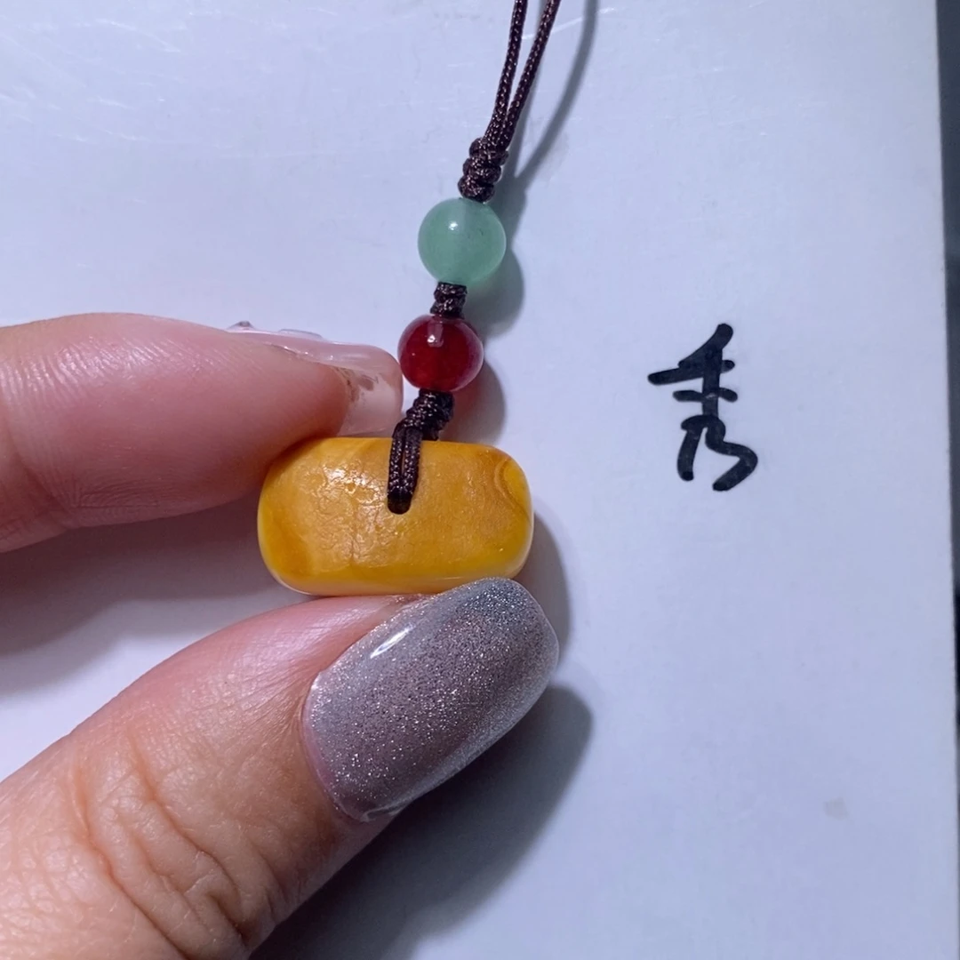 琥珀珠宝奇石未镶嵌吃*丑