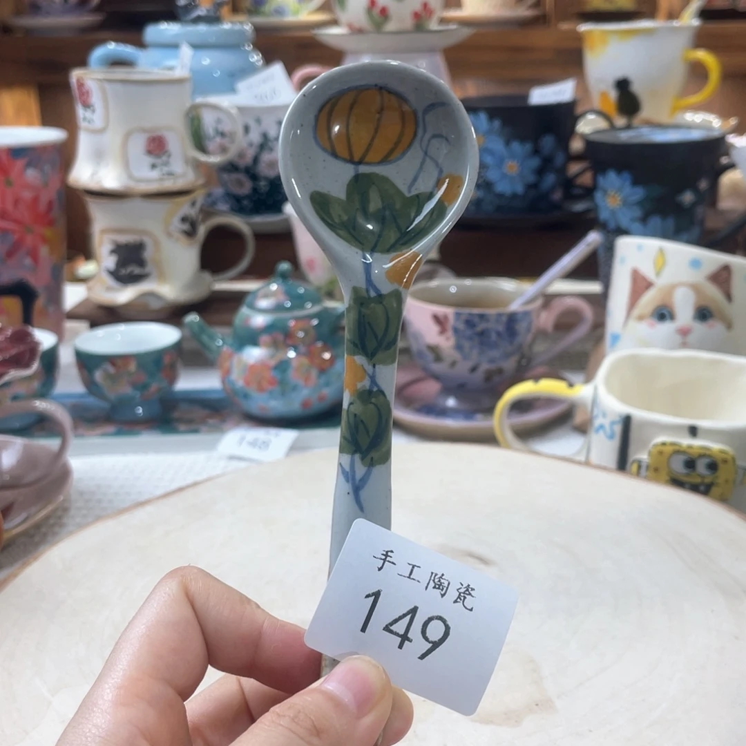 景德镇手工陶瓷勺149
