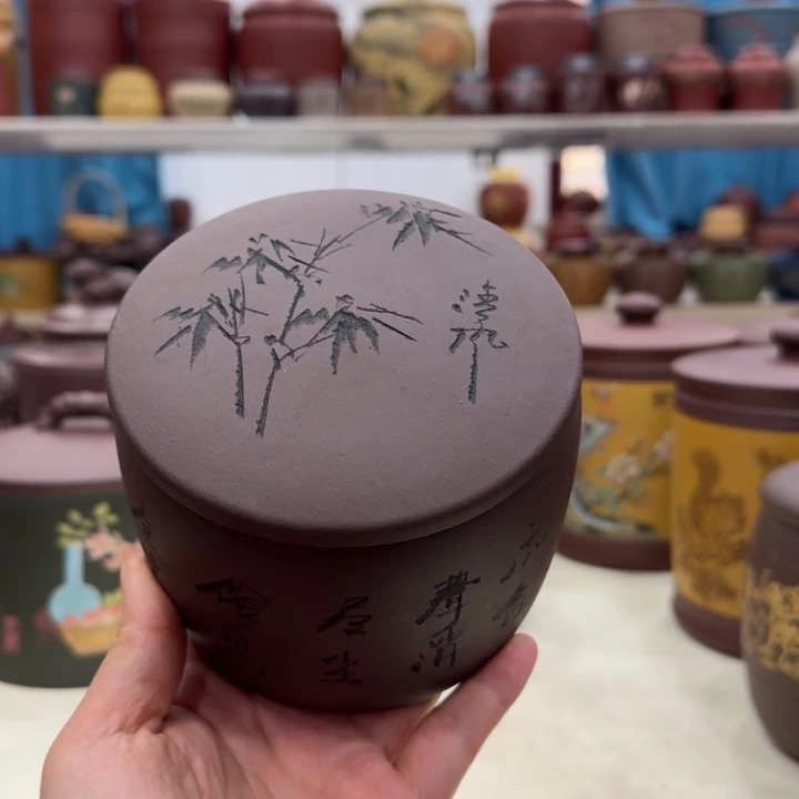 紫砂茶叶罐清仓价四两