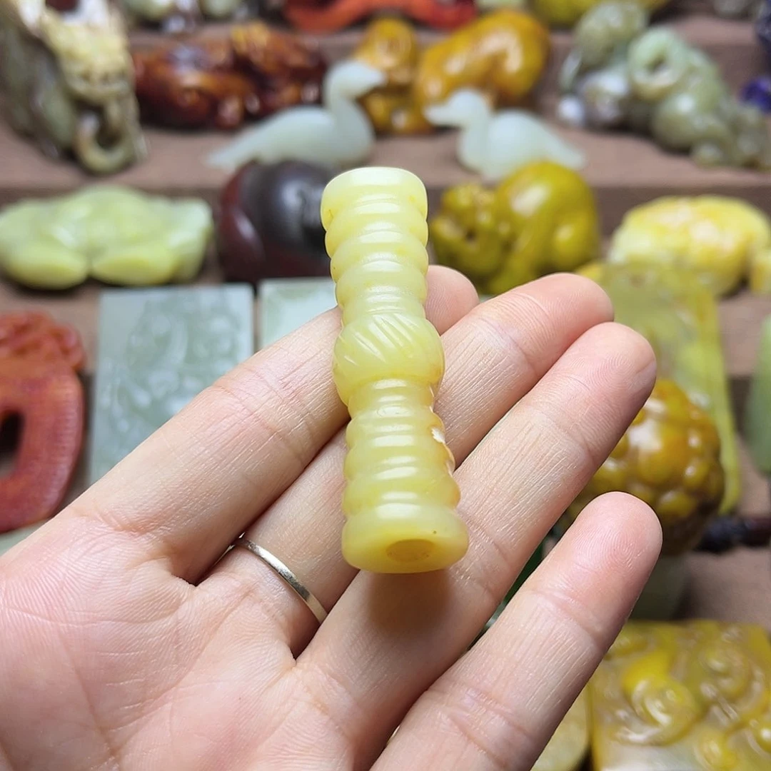 白玉菩提吊坠127。。