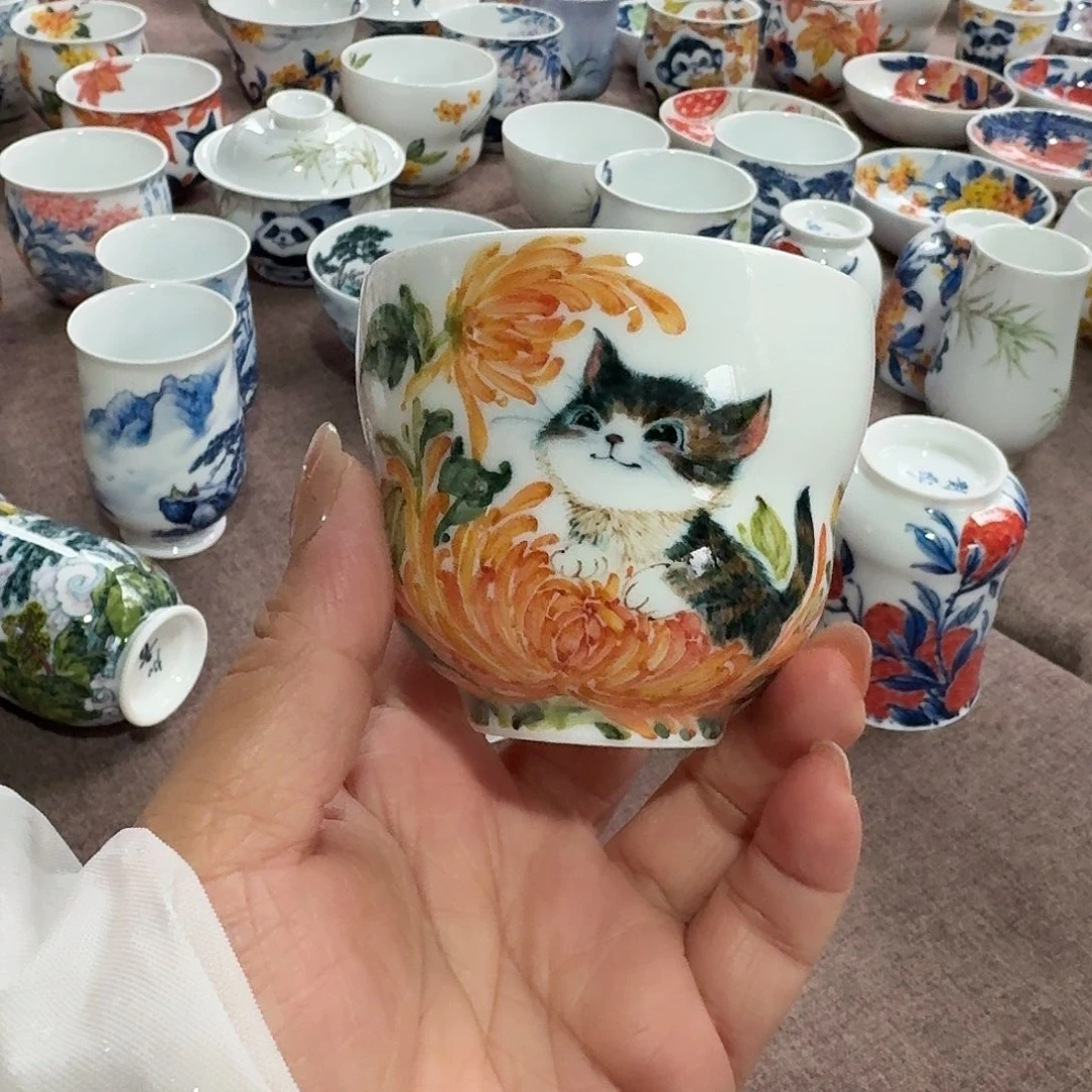景德镇陶瓷杯杯杯杯