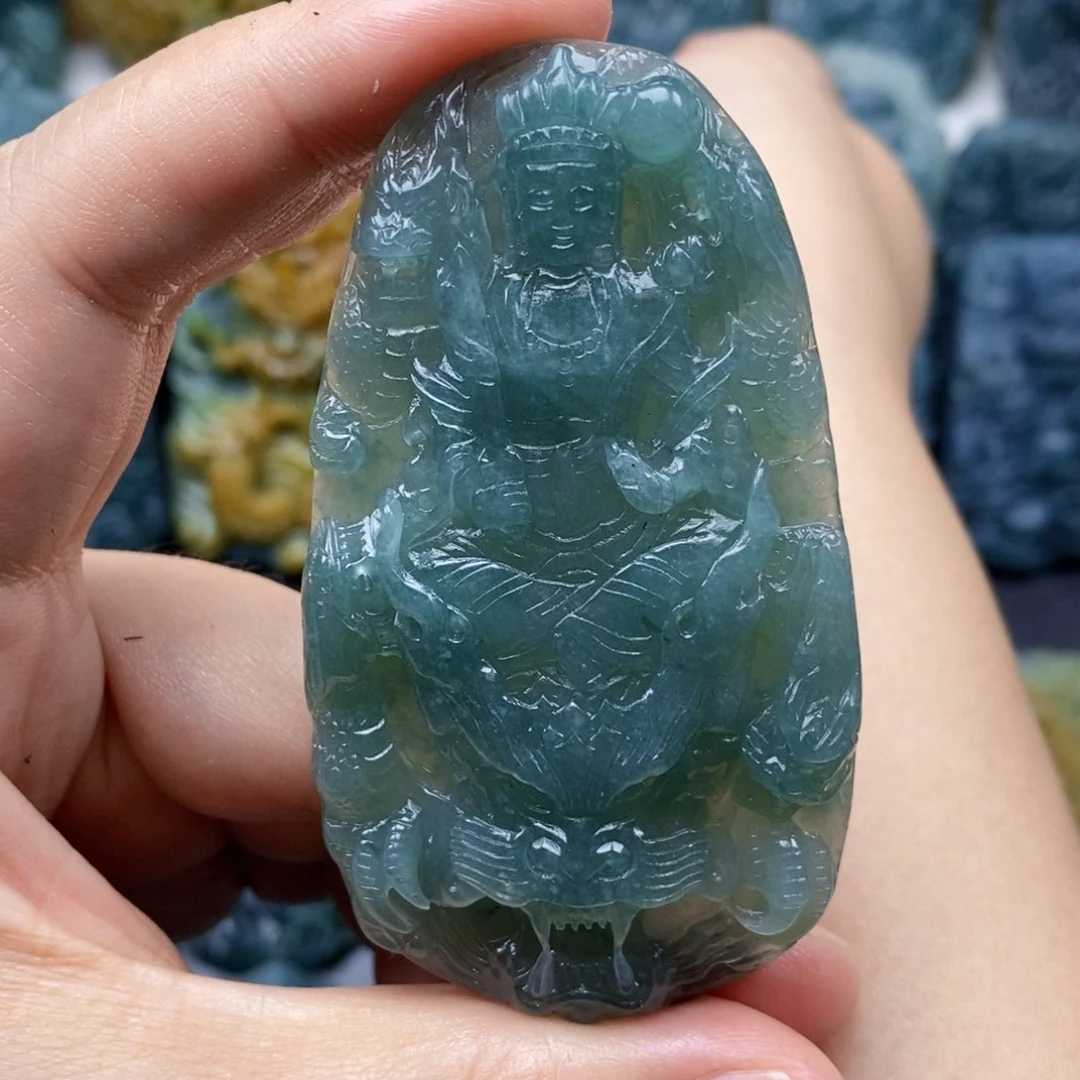 未镶嵌定制翡翠虚空藏