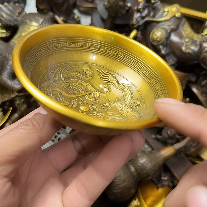 顺顺利利，铜器摆件