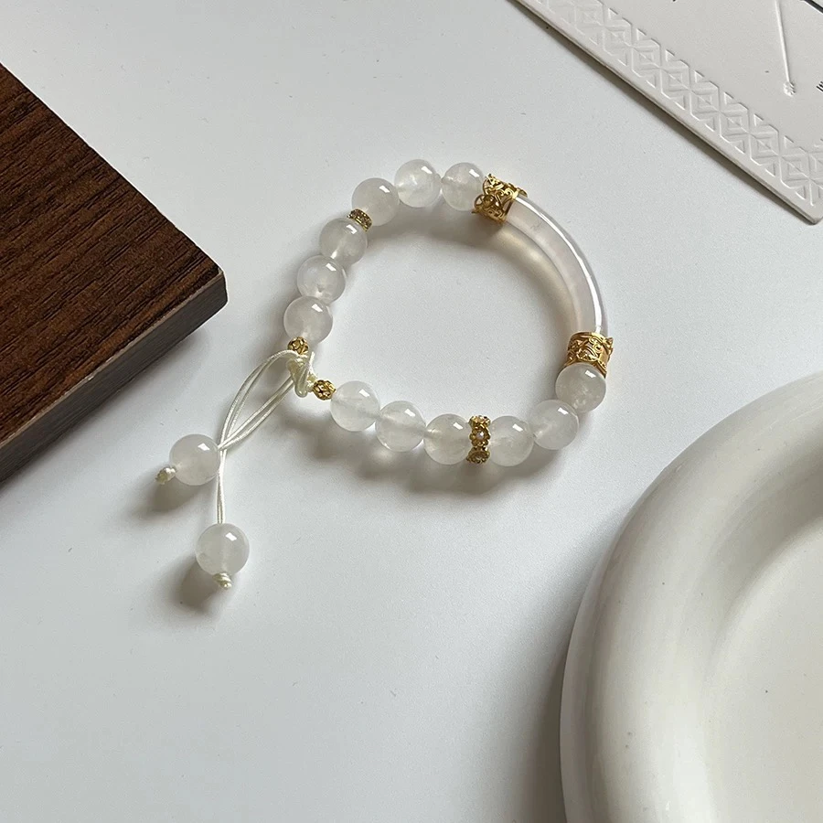 十里间 月光石半手镯/少女手镯