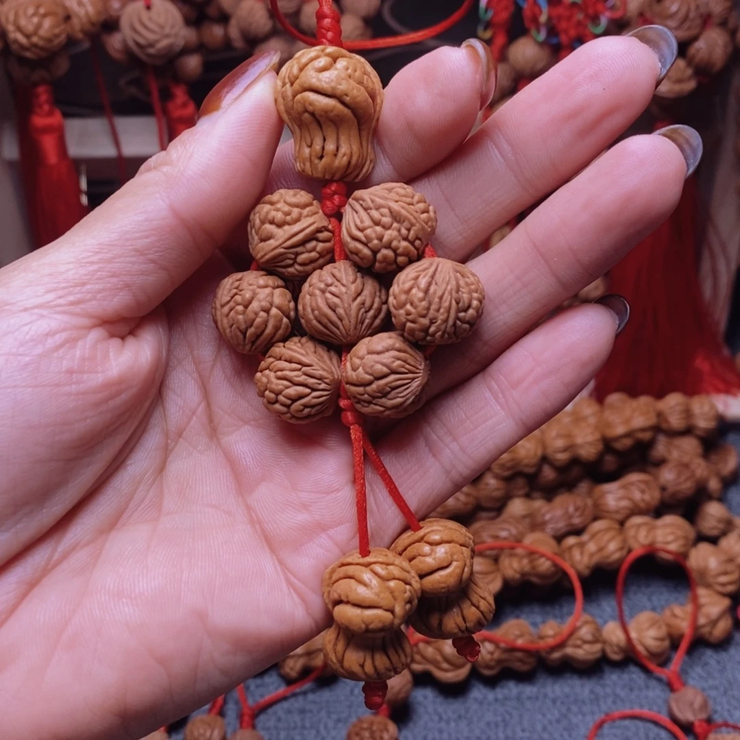 桃核吊坠龙纹桃枭