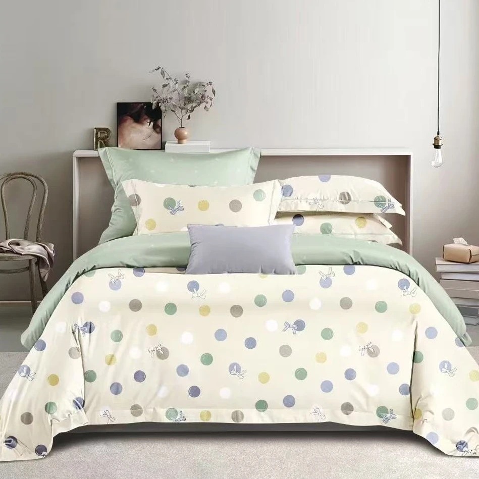 317款150/200单人被套100%纯棉被罩斜纹加厚 印花 高织密四季通用