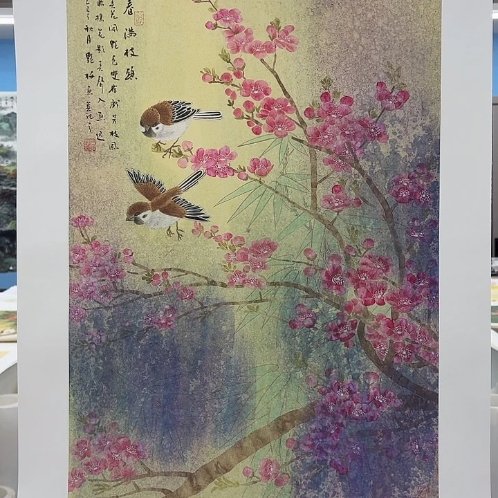 国画纯手绘国画作品