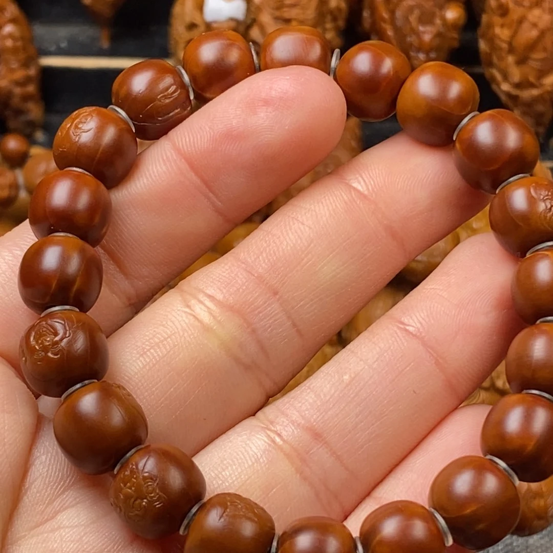 橄榄核手串/手链开*核雕手串