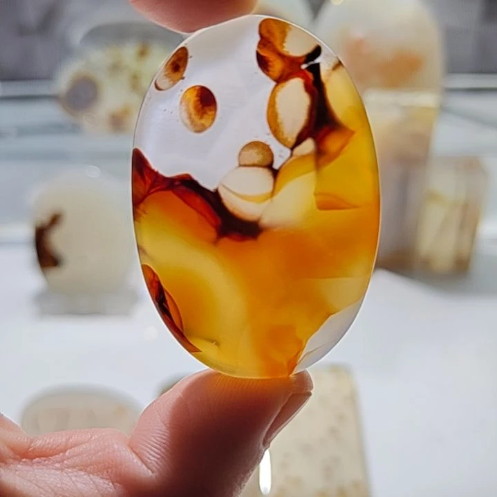 玛瑙/玉髓未镶嵌吊坠(不含链)4号