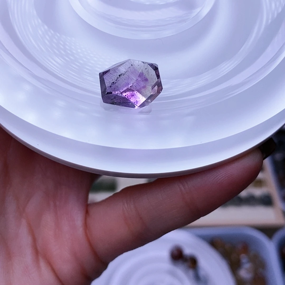 水晶天然水晶定制打孔不退不换未镶嵌