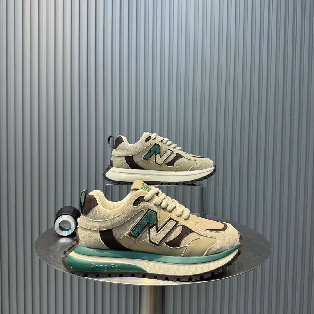 秋季休闲男鞋透气厚底网红老爹鞋时尚休闲鞋