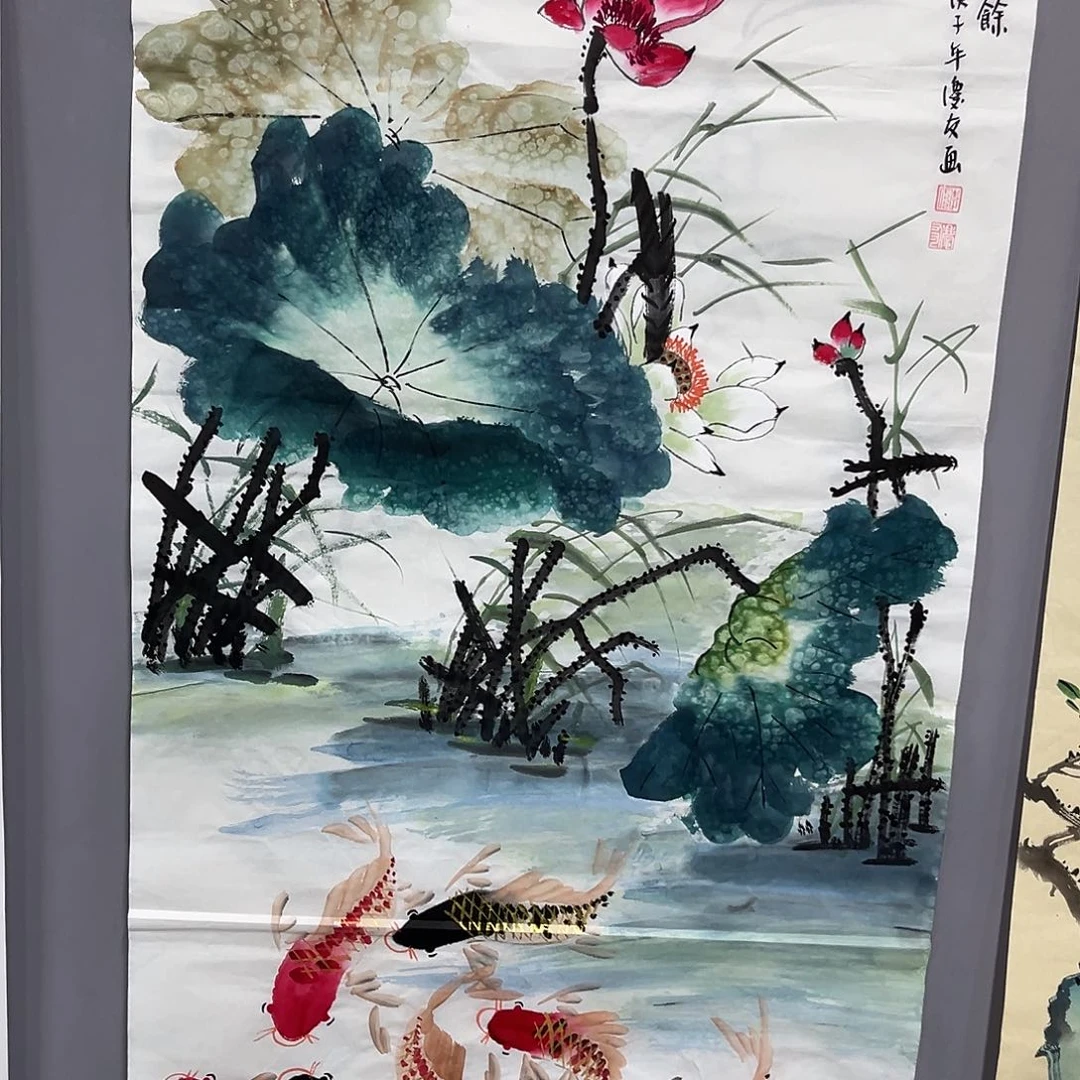 国画国画老师手绘作品