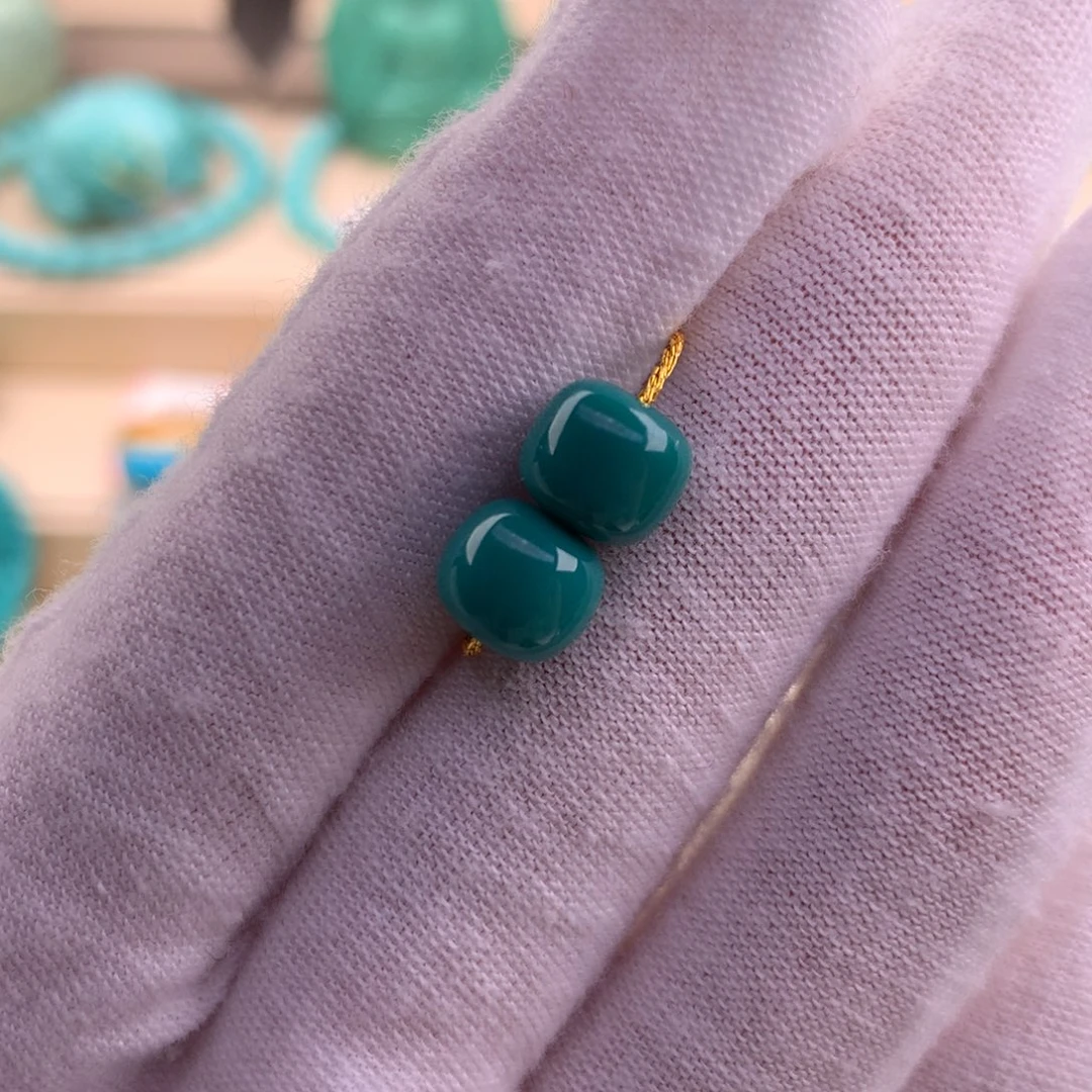 绿松石珠宝奇石未镶嵌永****心