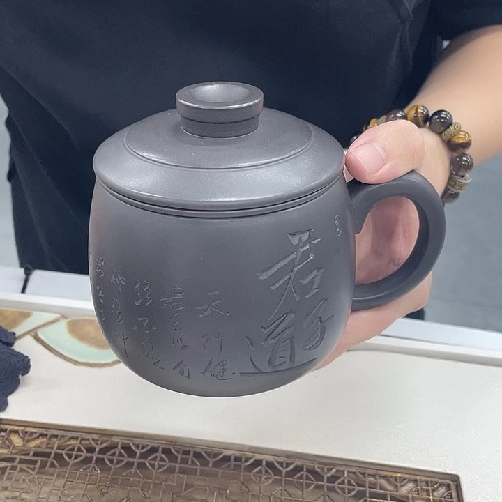 茶杯紫砂凤**店君子道三件套