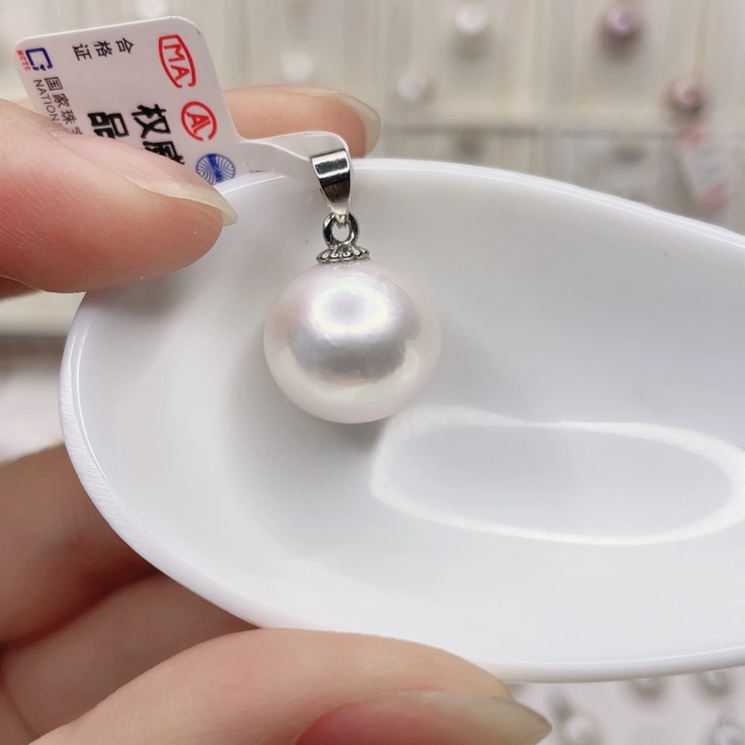 淡水珍珠吊坠(赠链)合金