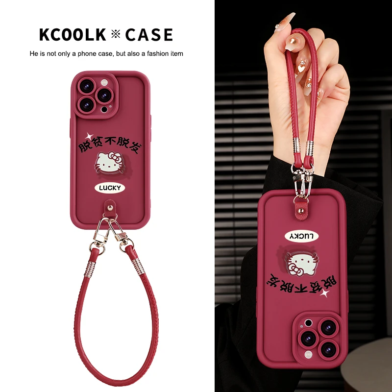 适用苹果iphone17promax华为/oppo/vivo/小米手机壳猫咪脱贫防摔