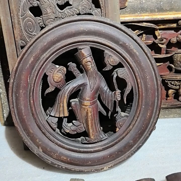 金漆花板木雕专拍