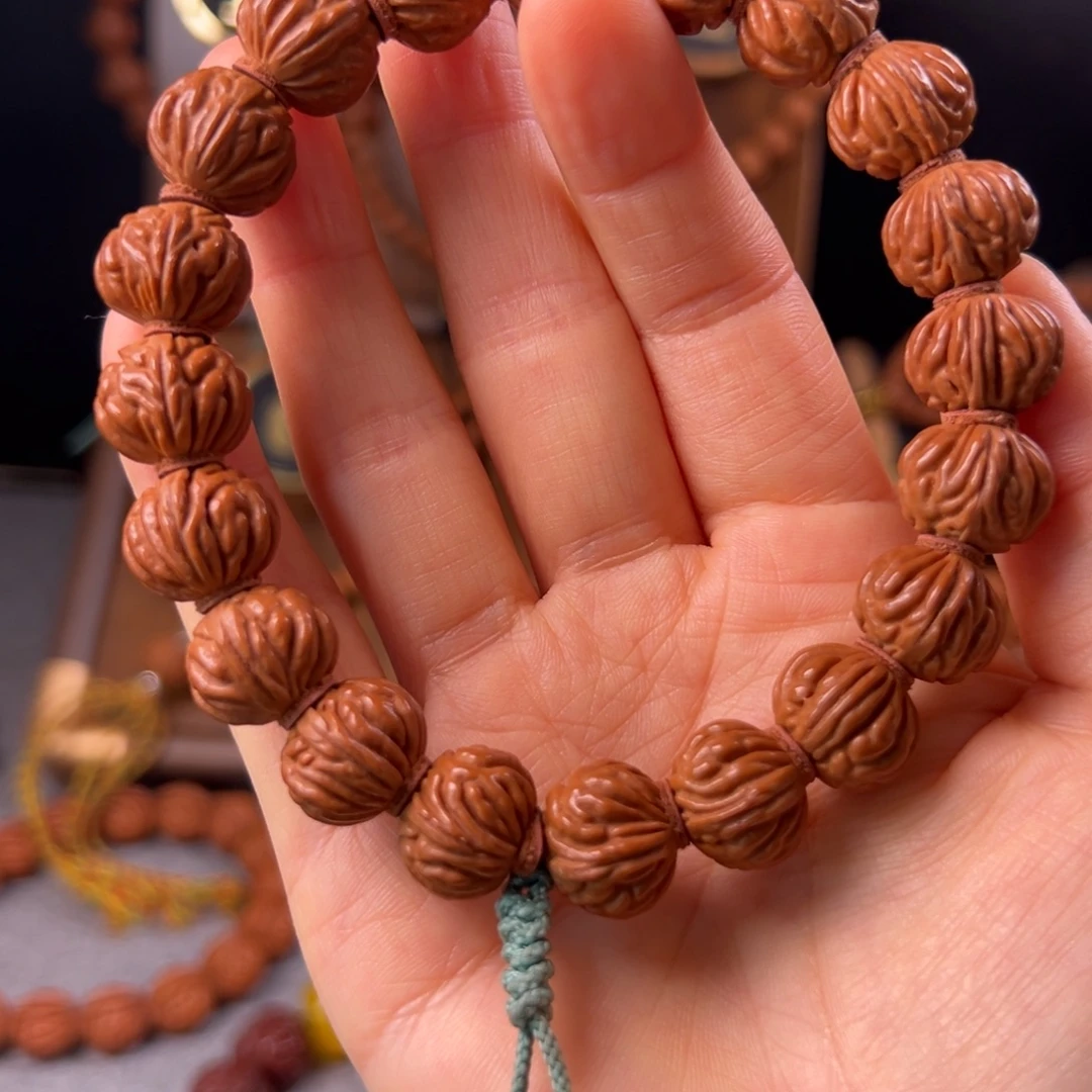 桃核吊坠14野生金蟾