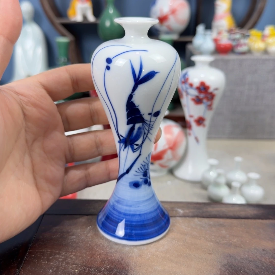 陶瓷手工小花器摆件