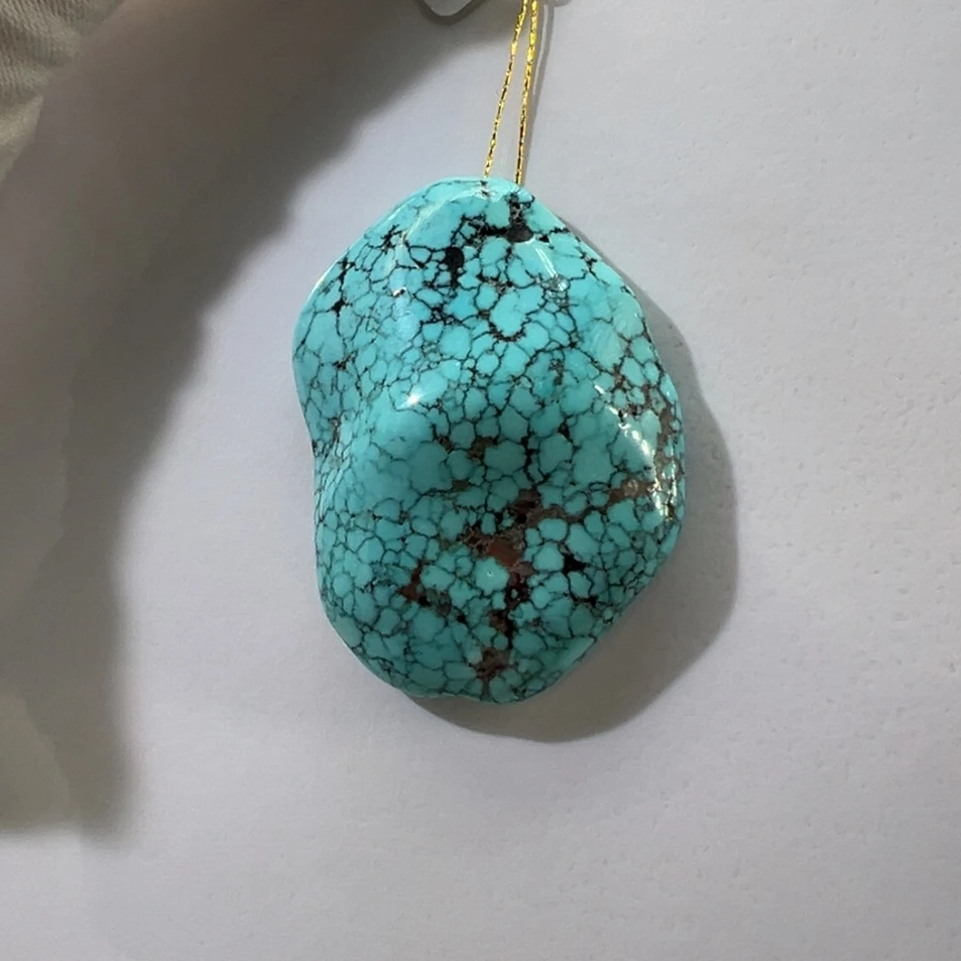 绿松石未镶嵌挂件