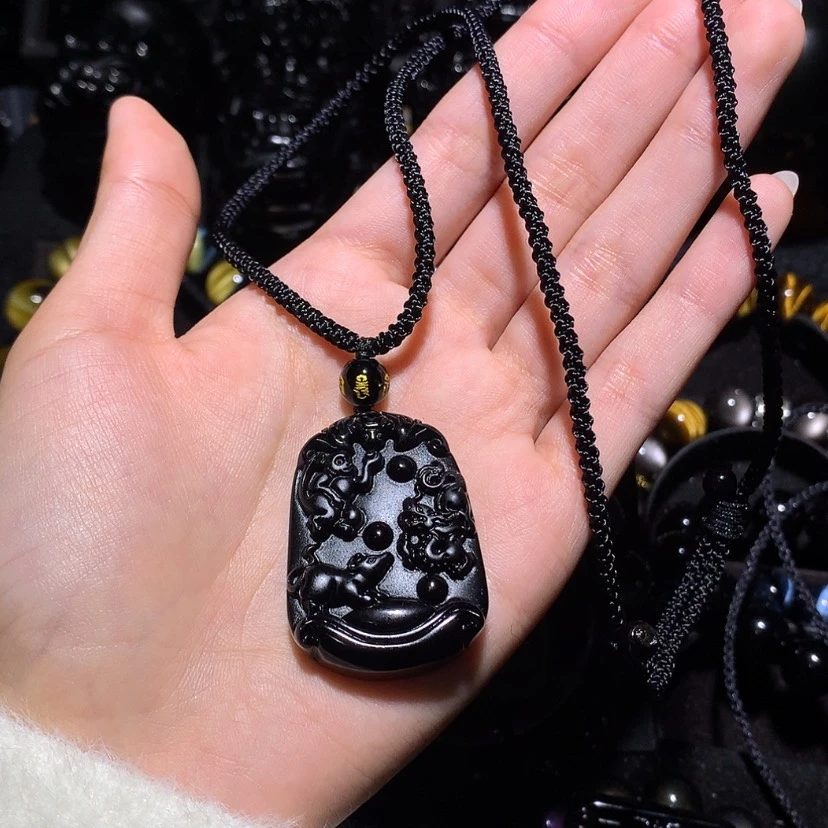 【闪购商品】未镶嵌黑曜岩珠宝奇石小*