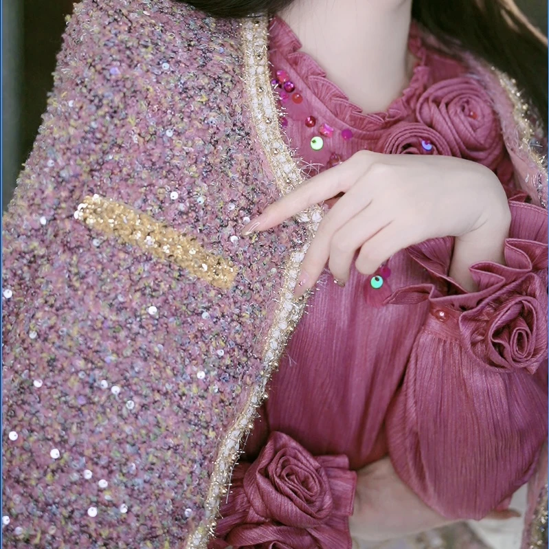 SEJI/瑟纪【高光时刻】法式重工气质时尚百搭小香风款外套