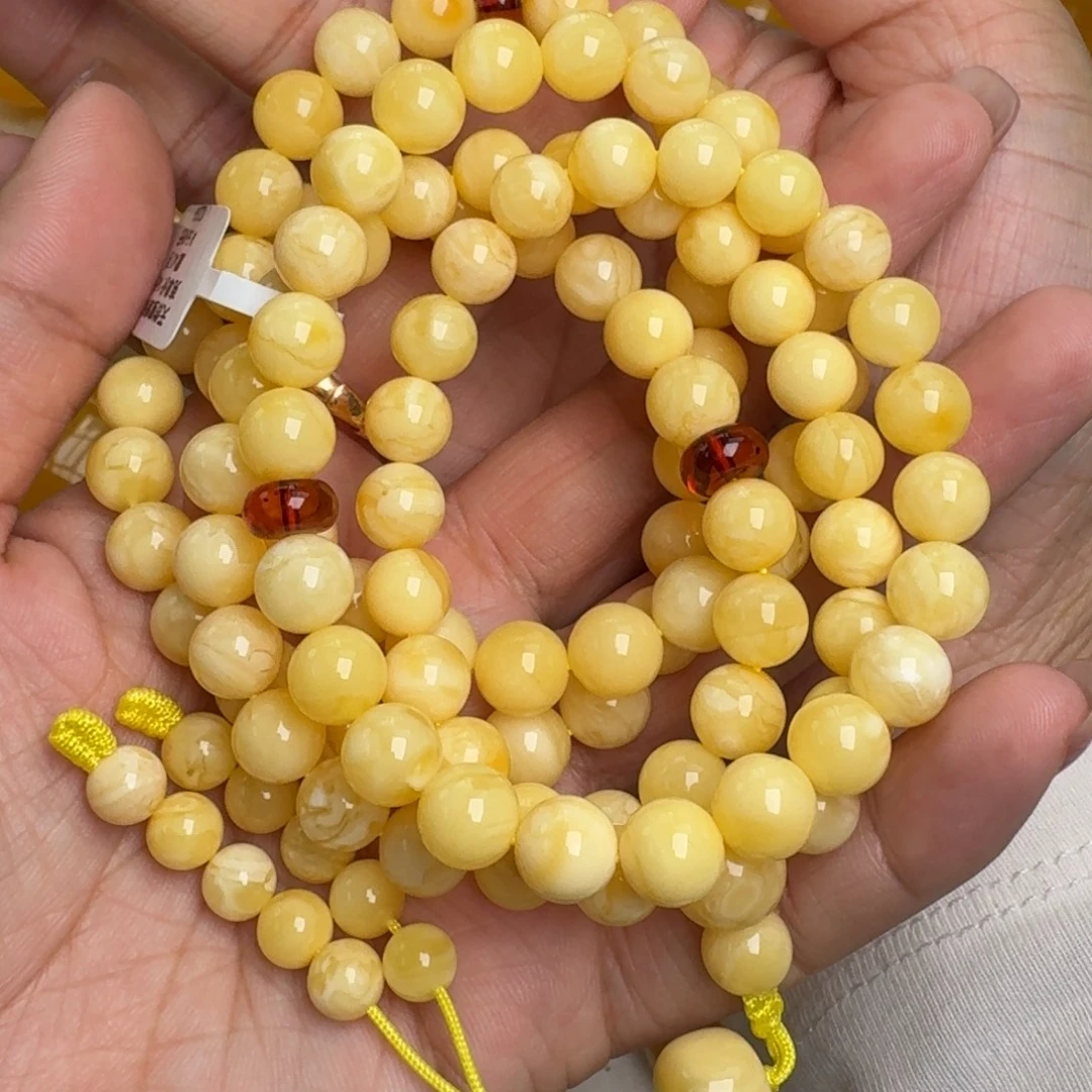 蜜蜡未镶嵌手链无优化无烤色无补胶无覆膜无辐照无煮蜜