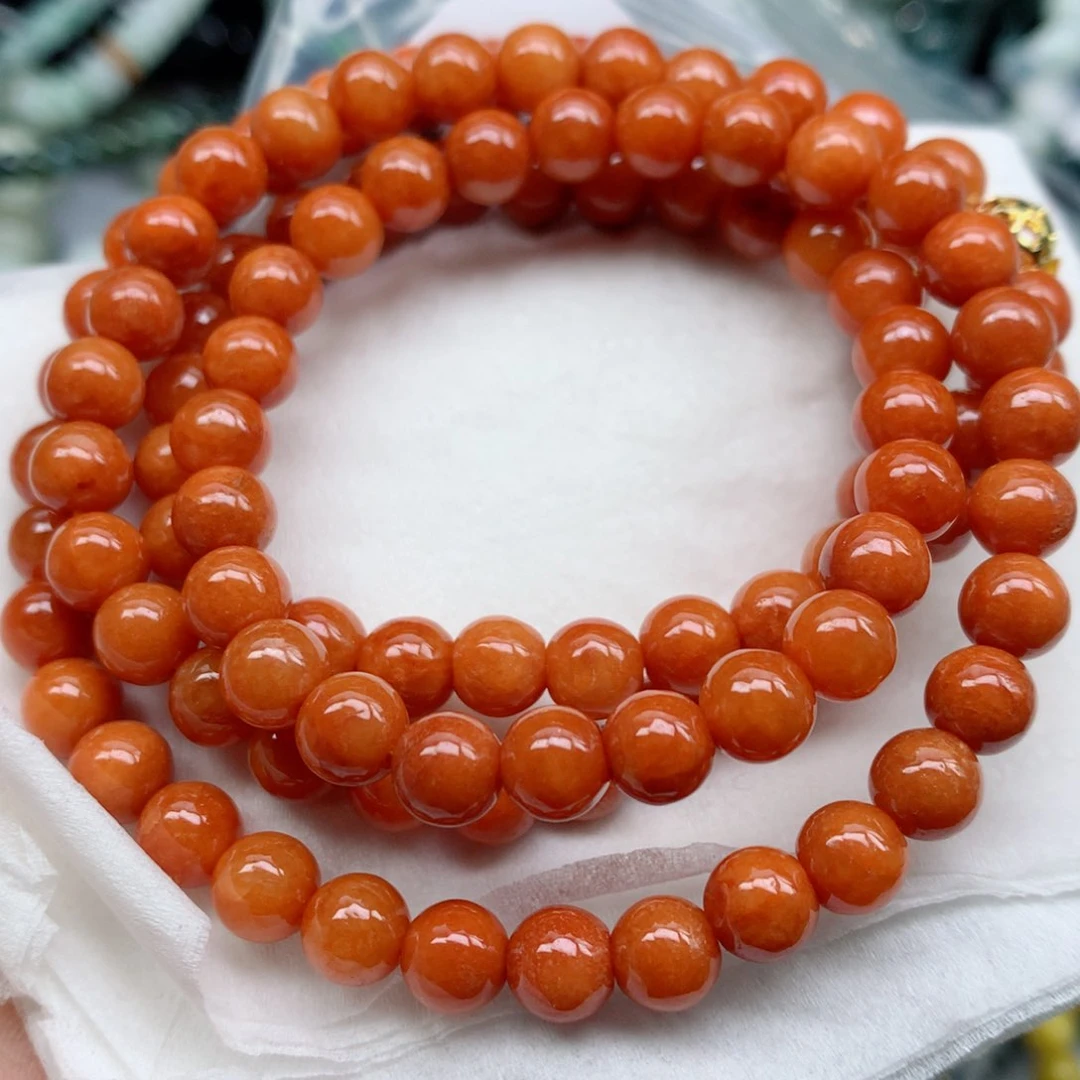 翡翠颈饰未镶嵌手串