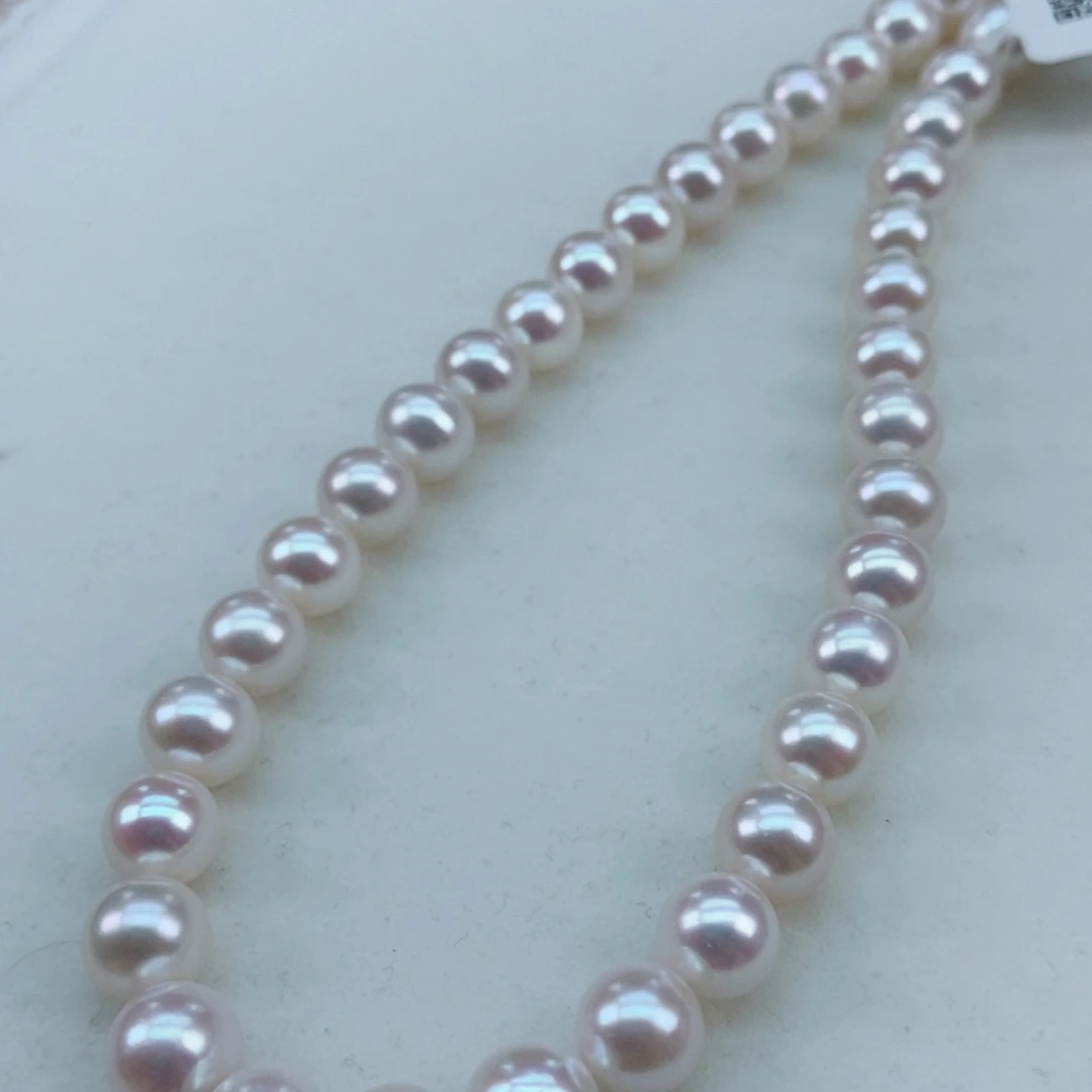 银S925镶嵌淡水珍珠8/9极强天女光炫彩媲美海水