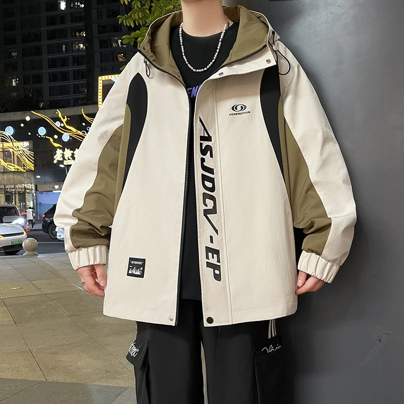 2025春秋季新款青少年学生夹克外套休闲宽松帅气百搭款上衣服男装