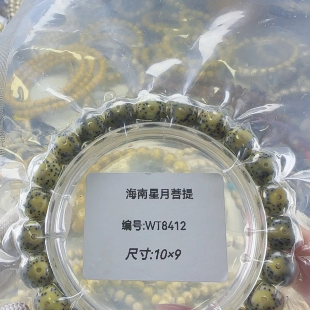 手串星月菩提海南星月菩提石玉料大眼睛卡10福利款