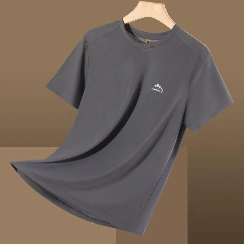 速干圆领运动T恤短袖弹力运动健身凉感轻薄潮流夏季aniparty 衣服