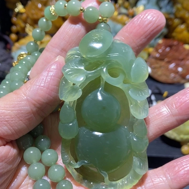 岫玉岫玉吊坠未镶嵌