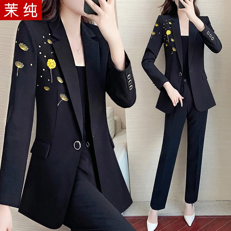 西装外套女2025新款黑色秋冬爆款休闲正装高级感女神范气质洋气
