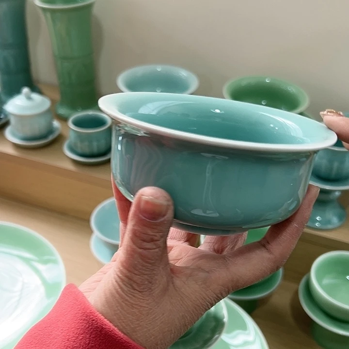 小米茶器龙泉青瓷