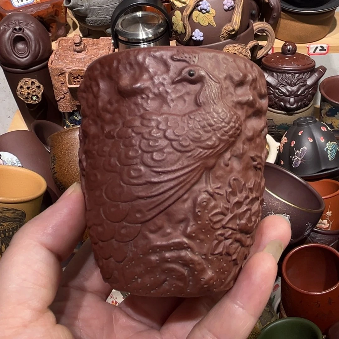 茶杯紫砂宜兴紫砂主人杯