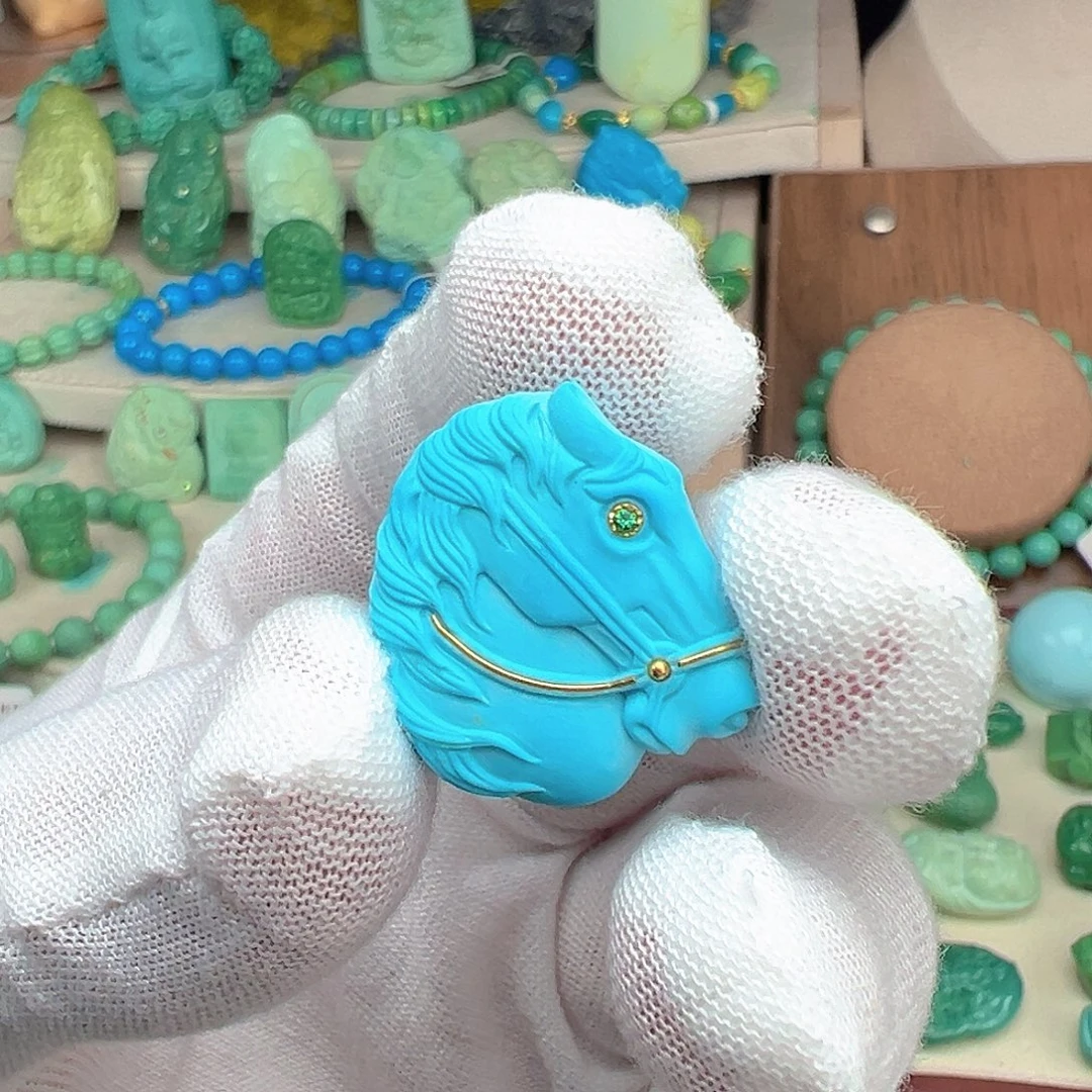 绿松石未镶嵌主播夏