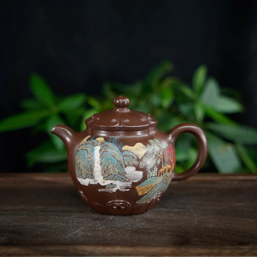 GSZS-5569  庄根娣  宜兴手工紫砂  如意禅莲