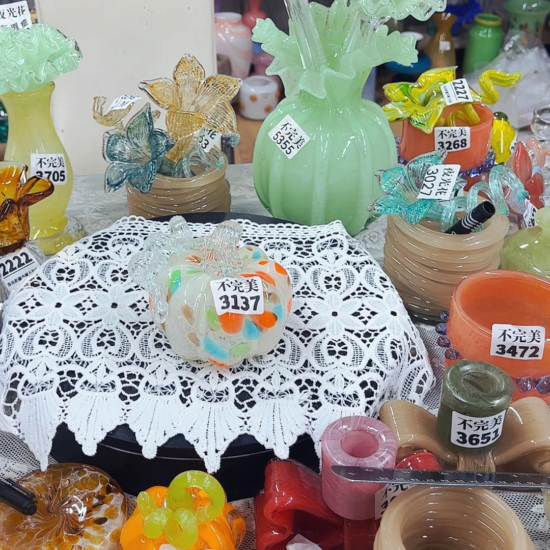 3137家悦琉璃工艺品不完美
