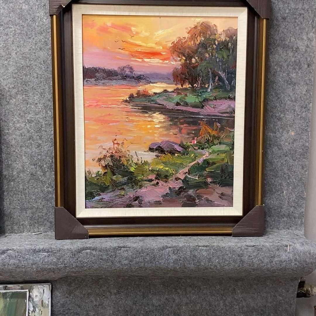 油画带外框画芯尺寸40x50cm