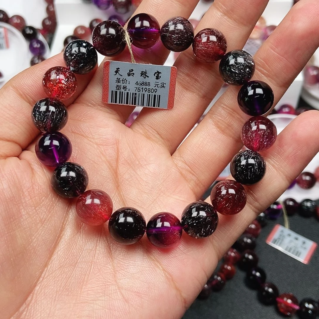 水晶未镶嵌手链黑加仑顶配7519809